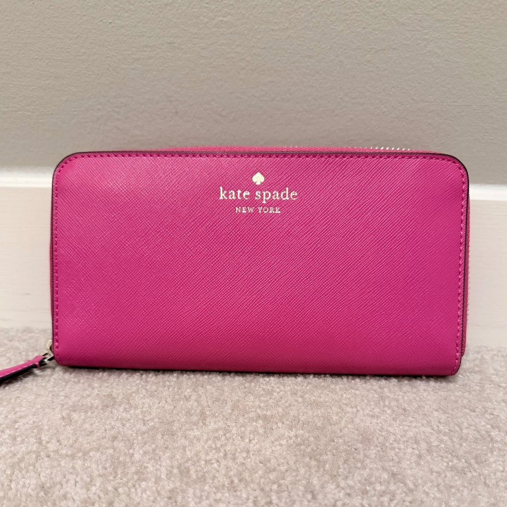 *BNWT* Kate Spade Brynn Saffiano Long Zip Wallet
